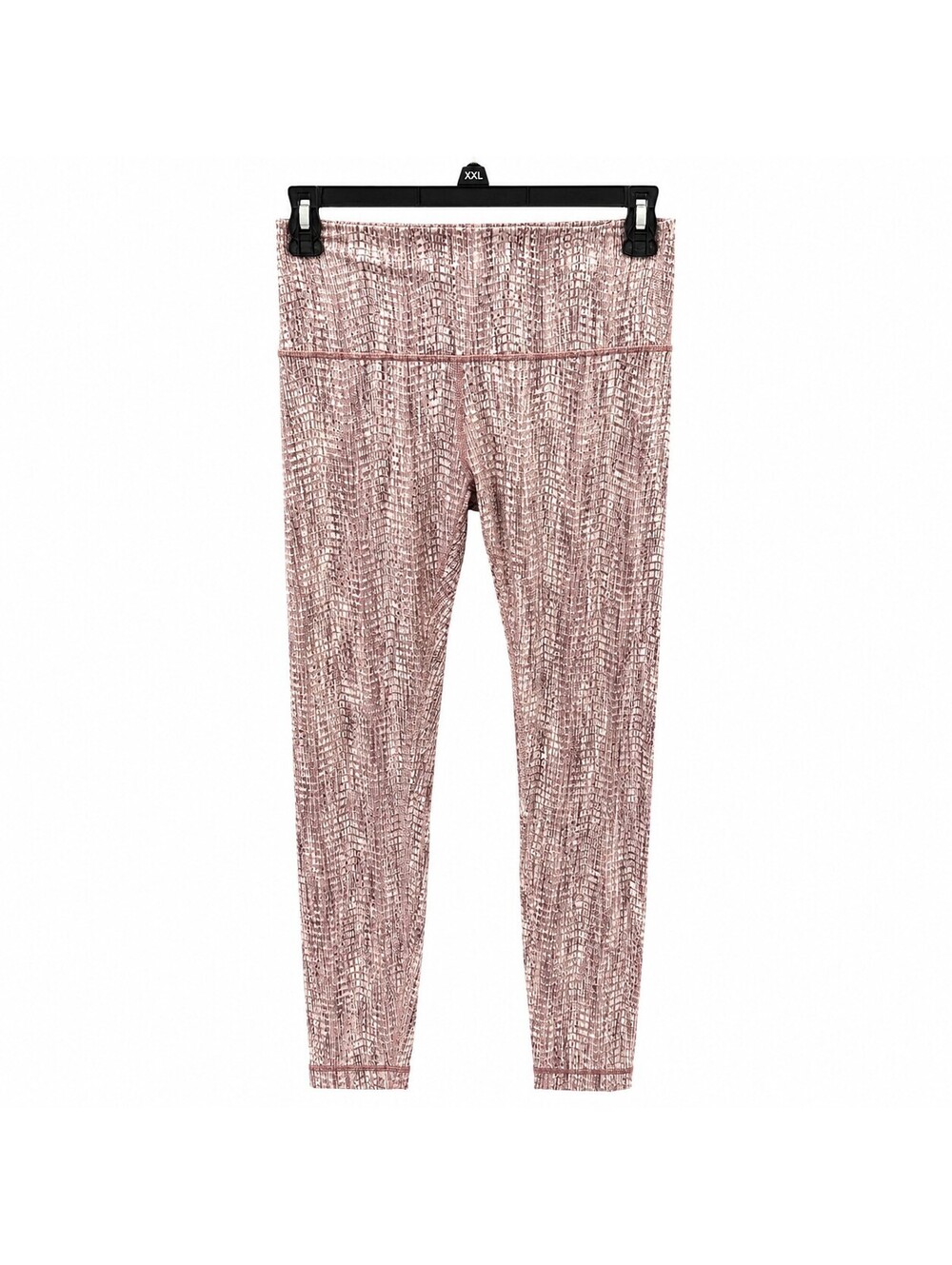 Lululemon Women's Wunder Under Pink Patterned Leggings Size 6